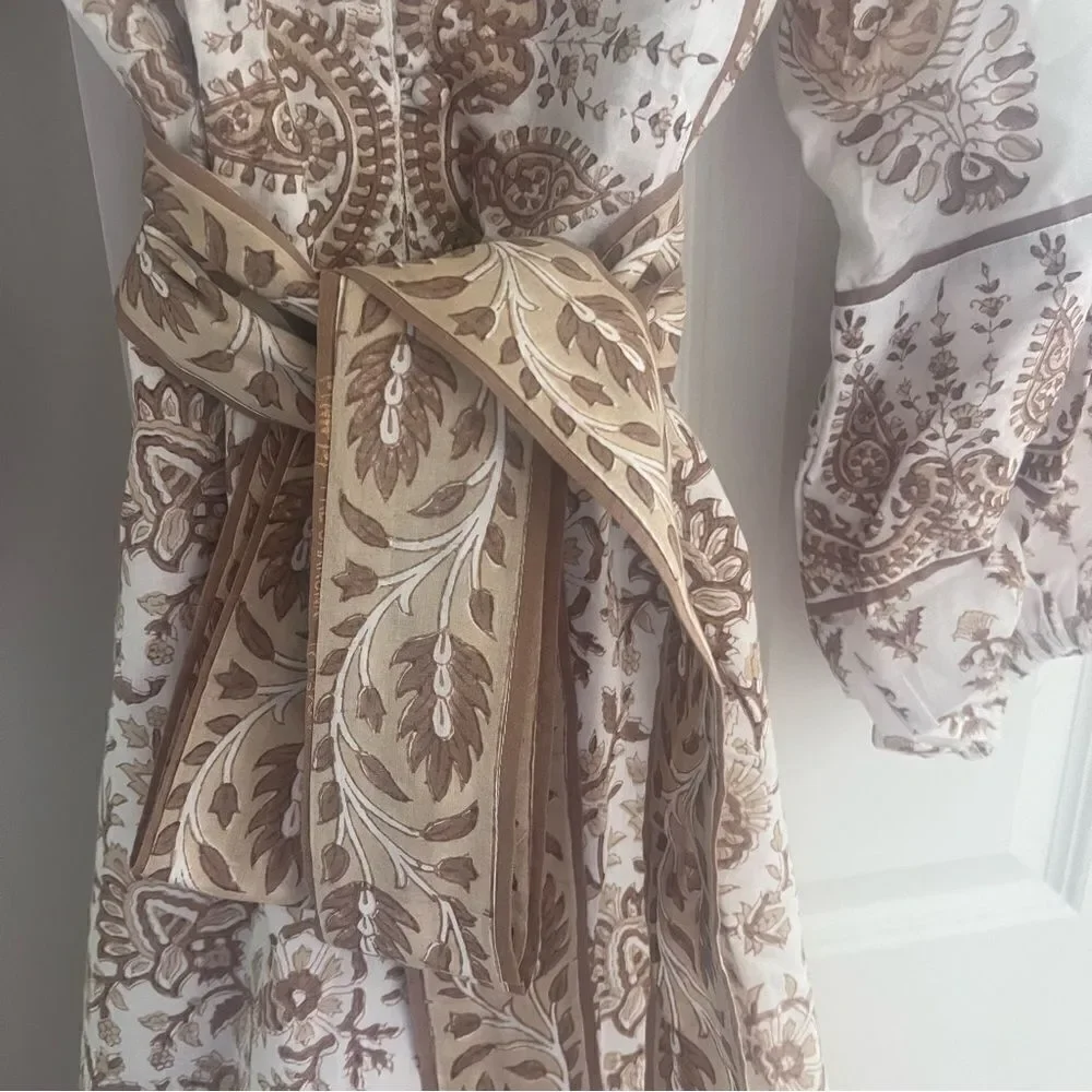 Sue Sartor Flounce Dress - Chai Botah - NWT